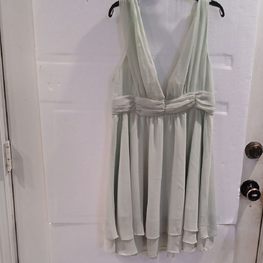 Love Tree Light Green Top